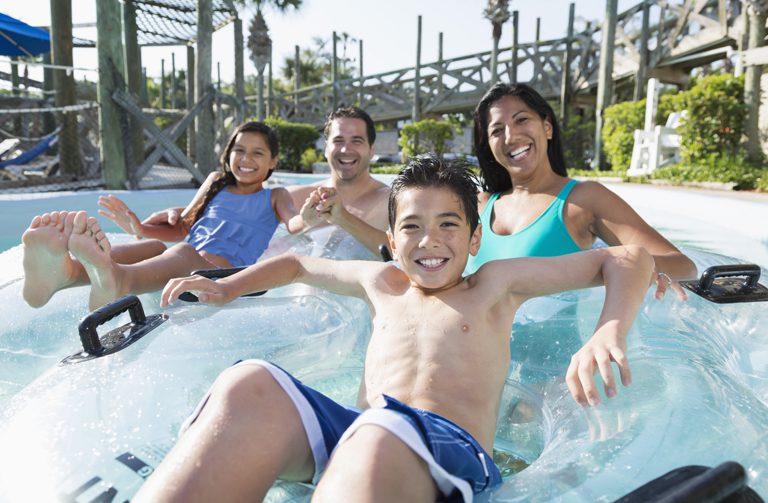 Summit-Financial-of-South-Carolina-family-at-swim-park Finance company